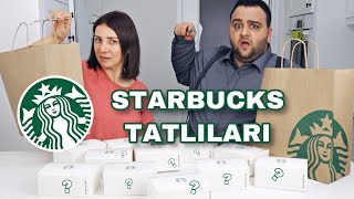 STARBUCKSTAKİ TÜM TATLILARI YEDİK BİNLERCE KALORİLİ MUKBANG 😱 [upl. by Jamilla]