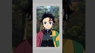 Tanjiro in hashiras colour palettedemonslayeranimeanimeartdigitalartibispaintxtrendingshorts [upl. by Anigroeg]