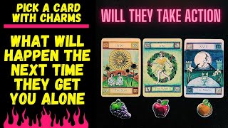 👤❤️‍🔥WHAT WILL HAPPEN THE NEXT TIME THEY GET YOU ALONE💞🔮CHARMTAROT PICK A CARD🔮 [upl. by Nylekcaj953]