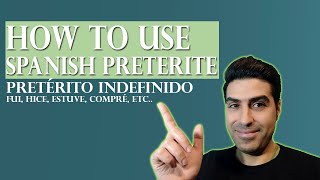 【Learn Spanish for Free】In this lesson quotpretérito indefinidoquot Spanish preterite [upl. by Freytag]