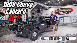 COMPLETE RESTORATION 1969 Chevrolet Camaro ZL1 For Sale Smoky Mountain Traders [upl. by Riamo728]