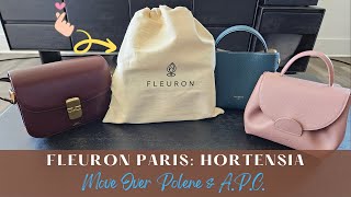 Polene Alternative Unboxing Fleuron Hortensia  Indie MidRange Luxury Handbag  Underrated Bags [upl. by Akihsar]