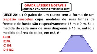 02  Quadrilátero Notáveis  Concurso e Vestibulares [upl. by Adnoluy93]