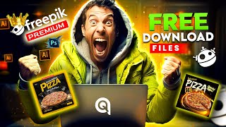 How To DOWNLOAD Premium Files Free 100 PSD Files From FREEPIK Downloading Images Vectors Icons [upl. by Fong]