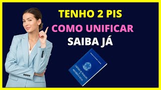 Tenho dois PIS como resolver  Como unificar o PIS [upl. by Esau]