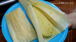 Tamales dulces PiñaCoco 🍍🥥 [upl. by Daron]