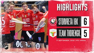 Highlights Storvreta IBK vs Team Thorengruppen SK 65 [upl. by Hassi]