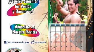 CALENDARIO SEXY GAY  Cristian Chávez  Libertad [upl. by Akerdnahs]