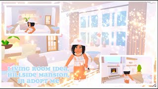 ✨💖 Living Room Idea Hillside Mansion House in Adopt Me 💖✨ [upl. by Wendt]