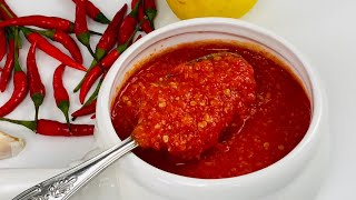 Red Hot Chili Peppers Sauce ساس مرچ سرخ مخصوص کباب ها، بولانی ، و پکوره [upl. by Arnold557]