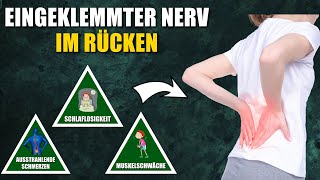 6 Anzeichen für einen eingeklemmten Nerv im Rücken [upl. by Hesoj]