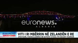 Spektakël fishekzjarrësh Zelanda e Re feston e para Vitin e Ri 2024 [upl. by Enitsuj248]