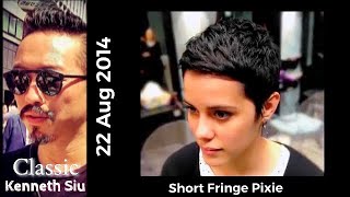 Short Fringe Pixie  Classic Kenneth Siu 31 [upl. by Sibilla]