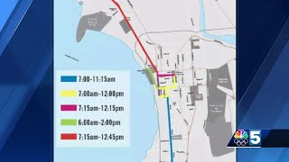 See list of road closures in Burlington for the Vermont City Marathon [upl. by Uol81]