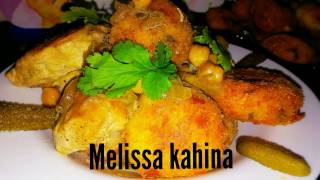 Cuisine Melissa kahina Tadjine Sfiriya ou Ma3kouda مطبخ ميليسا كهينا طاجين السفيرية او المعقودة [upl. by Brinna]