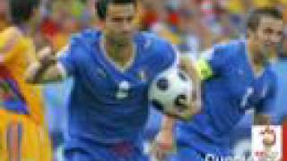 EURO 2008 Gr C ITALY 1  ROMANIA 1 [upl. by Mcclees]