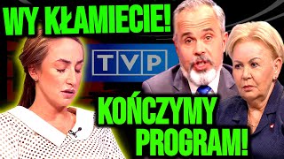 SKANDALICZNA DEBATA TVP ZAKOŃCZYLI PROGRAM po UJAWNIENIU SZOKUJĄCYCH FAKTÓW [upl. by Adlanor]