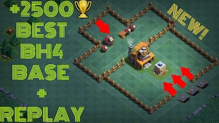 Best Builder Hall 4 Base layout  Defense Replay  Clash of Clans [upl. by Aggarwal64]