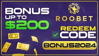 ROOBET PROMO CODE quotBONUS2024quot  TO GET UP TO 200 DAILY Roobet promo code 2024 bonus review [upl. by Nosirb172]