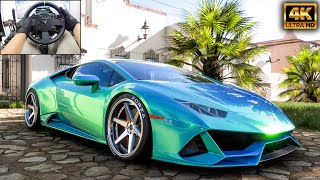 1100HP Lamborghini Huracán EVO  Forza Horizon 5  Thrustmaster TX  Gameplay [upl. by Llerdna]