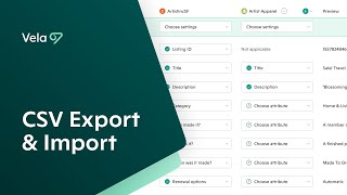 CSV Export amp Import [upl. by Seuguh]