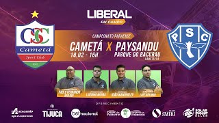 CAMETÁ X PAYSANDU  AO VIVO  PARAZÃO 2024 [upl. by Nnairac556]