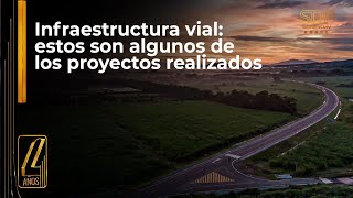 Infraestructura vial estos son algunos de los proyectos realizados [upl. by Banks291]