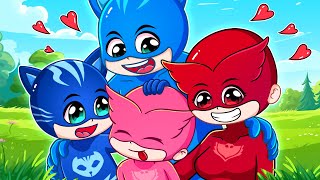 Cute Baby Catboy Happy New Family  Catboys Life Story  PJ Masks [upl. by Helmer]