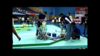 IIT Madras Achieving Green planet at Robocon 2013 [upl. by Engamrahc]