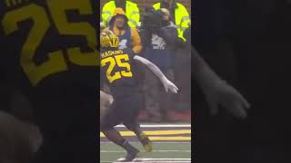 Hassan Haskins CRAZY Hurdle Michigan vs Ohio State shorts [upl. by Tod]