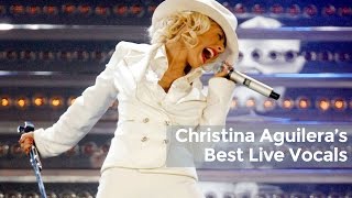 Christina Aguileras Best Live Vocals [upl. by Ellebyam836]