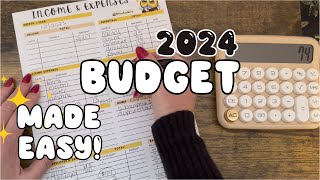 Beginners Guide To Budgeting  Step By Step Tutorial 2024 Setup For You [upl. by Granlund]