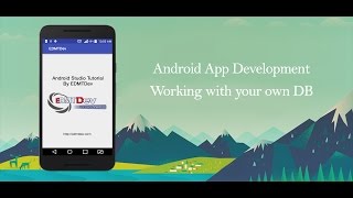 Android Studio Tutorial  SQLite Exists Database [upl. by Anana]