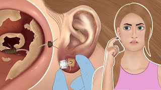 ASMR ear cleaning ear wax removal ASMR animation [upl. by Acir]