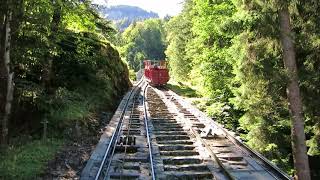 Standseilbahn 386001 Reichenbach b Meiringen  Reichenbachfall Bergfahrt  Funicular [upl. by Atilahs119]