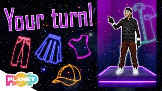 Clothes Vocabulary Song  Listen And Repeat  ESL Kids Vocabulary Rap  Planet Pop [upl. by Eneleahs]