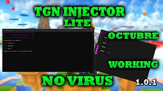 DESCARGAR E INSTALAR EL MEJOR EXPLOIT INJECTOR PARA ROBLOX TGN LITE ACTUALIZADO SIN BANEOS OCTUBRE [upl. by Mcintyre]