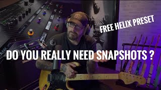 Line 6 HELIX old school Pedalboard Layout no snapshots FREE PRESET [upl. by Brie]