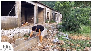 Al comprar una casa de piedra abandonada en la montaña y renovarla sucedió algo sorprendente😱 [upl. by Yelich324]