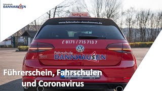 Führerschein Fahrschulen und Coronavirus  Fahrschule Dannhausen 🚗🏍 Hagen  Hohenlimburg [upl. by Hoffmann]