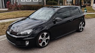 MK6 GTI COILOVER INSTALL AND MK7 JETTA MUFFLER DELETE [upl. by Nalepka486]