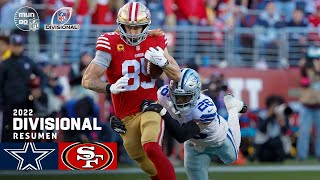 Dallas Cowboys vs San Francisco 49ers  NFL playoffs 2023  NFL Highlights Resumen en español [upl. by Aneetsirk]