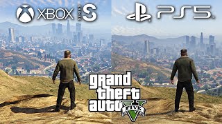 GTA V NEXT GEN  Xbox Series S vs PS5  Comparación 2024 🎮 [upl. by Grove]