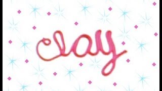 Clay Made Easy Cursive Writing [upl. by Ennovehs956]