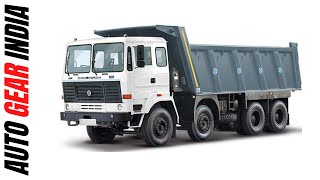 Ashok Leyland 3118 Tipper  12 Tyre  PriceDetails  Hindi  Auto Gear India [upl. by Aerdnac]