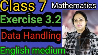 Class 7 Mathematics Exercise 32 Data Handling PSEB English Medium [upl. by Hut]