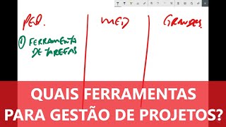 Quais Ferramentas para Gestão de Projetos [upl. by Mariellen]