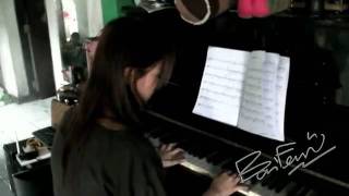 Baifern playing quotLittle Thing Called Lovequot on the Piano [upl. by Yrag]