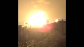 Tianjin Explosion Close View [upl. by Attenweiler]