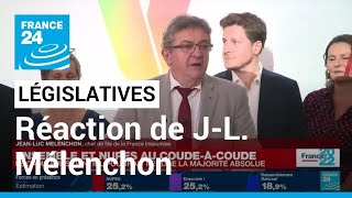 REPLAY  Allocution de JeanLuc Mélenchon après le 1er tour des élections législatives [upl. by Lleda]